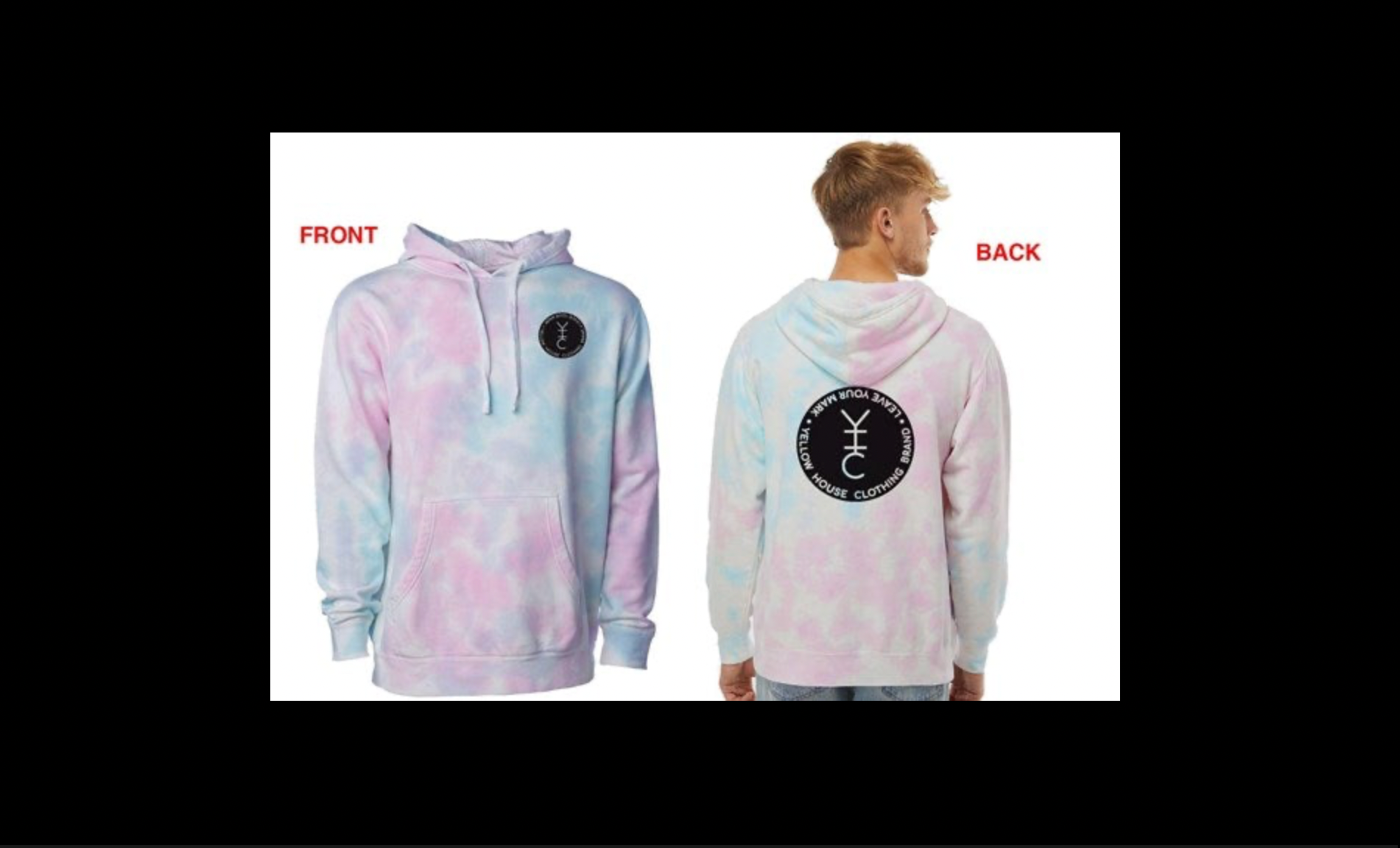 Expression Tees Save It for The Judge 99 Youth-Sized Hoodie - Tie-Dye Cotton Candy Medium